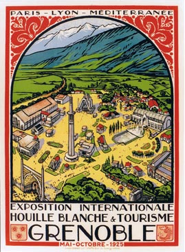 Affiche PLM Expo Grenoble 1925 (Wikimedia)