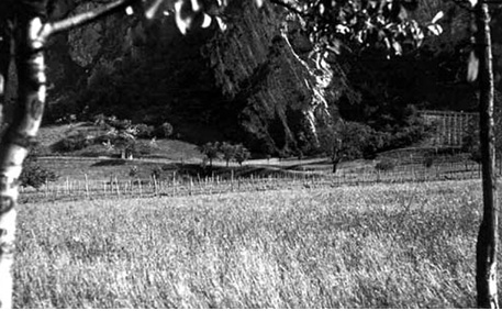 Le site de Chalves avant 1950